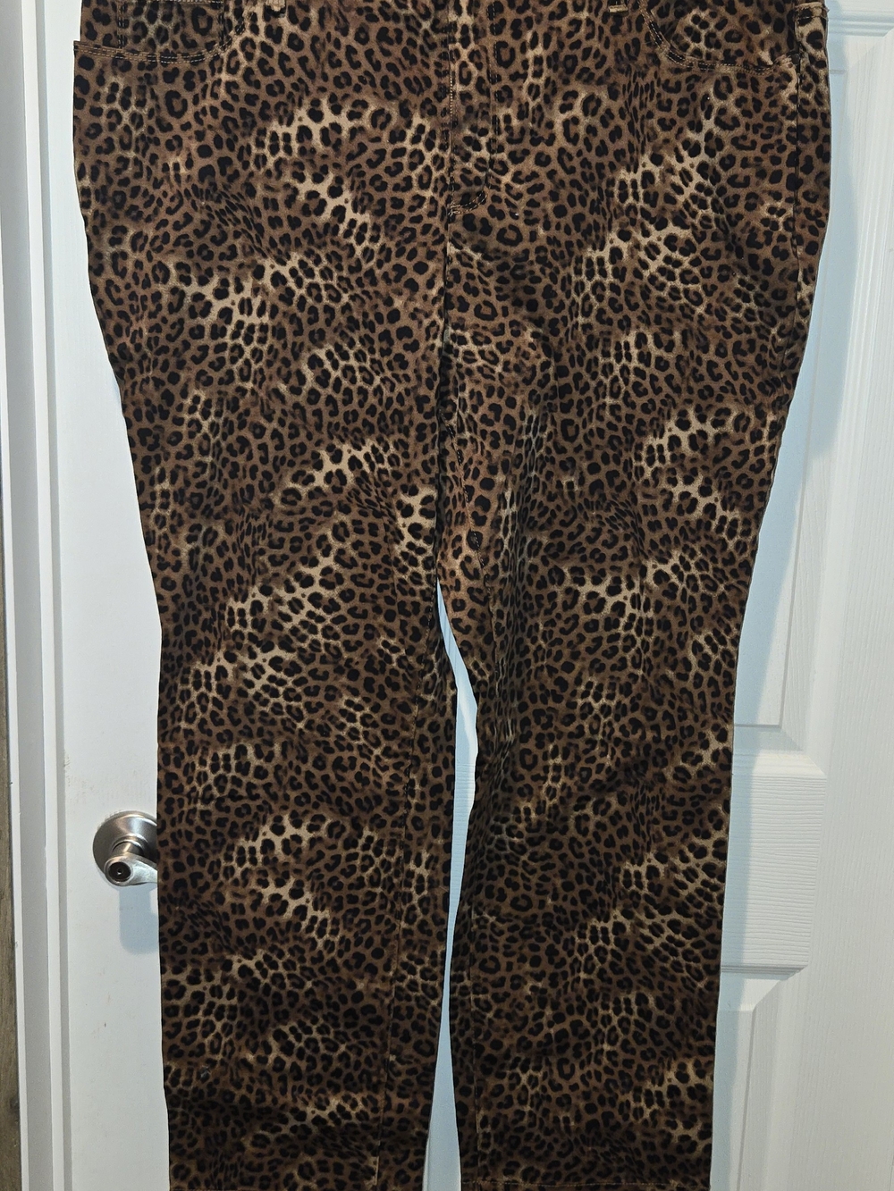 Leopard Print Kids Pants - Brown Animal Print